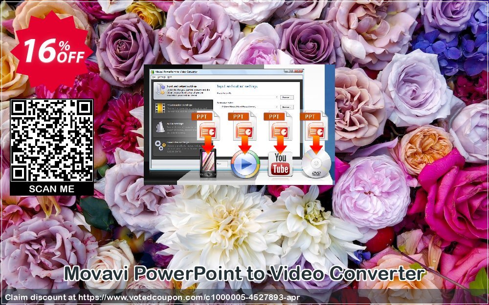 Movavi PowerPoint to Video Converter Coupon Code May 2024, 16% OFF - VotedCoupon