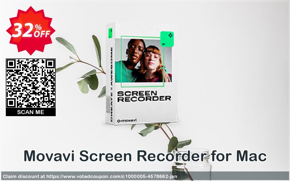 Movavi Screen Recorder for MAC voted-on promotion codes