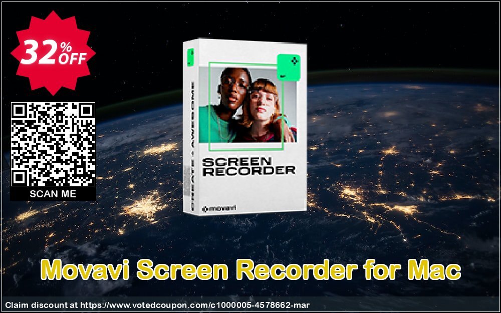 Movavi Screen Recorder for MAC voted-on promotion codes