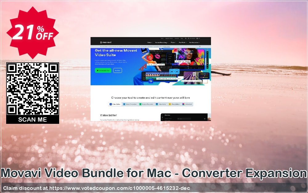 Movavi Video Bundle for MAC - Converter Expansion Coupon Code Apr 2024, 21% OFF - VotedCoupon