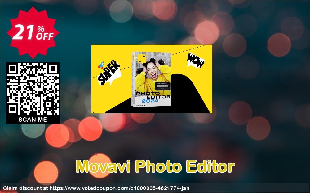 Movavi Photo Editor Coupon, discount Spring Sale 30% off. Promotion: amazing discount code of Movavi Photo Editor – Personal 2023