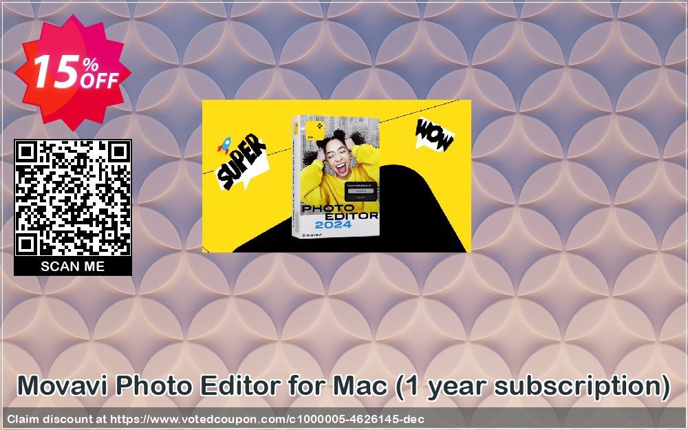 Movavi Photo Editor for MAC, Yearly subscription  Coupon Code Apr 2024, 15% OFF - VotedCoupon