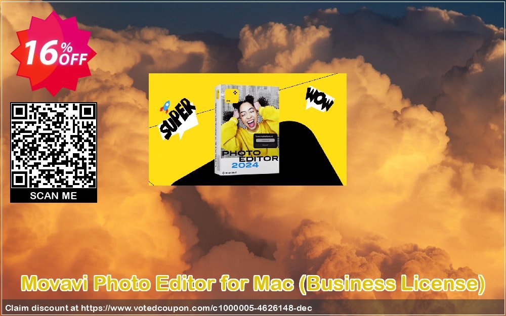 Movavi Photo Editor for MAC, Business Plan  Coupon, discount 15% Affiliate Discount. Promotion: wonderful promo code of Movavi Photo Editor for Mac – Business 2024