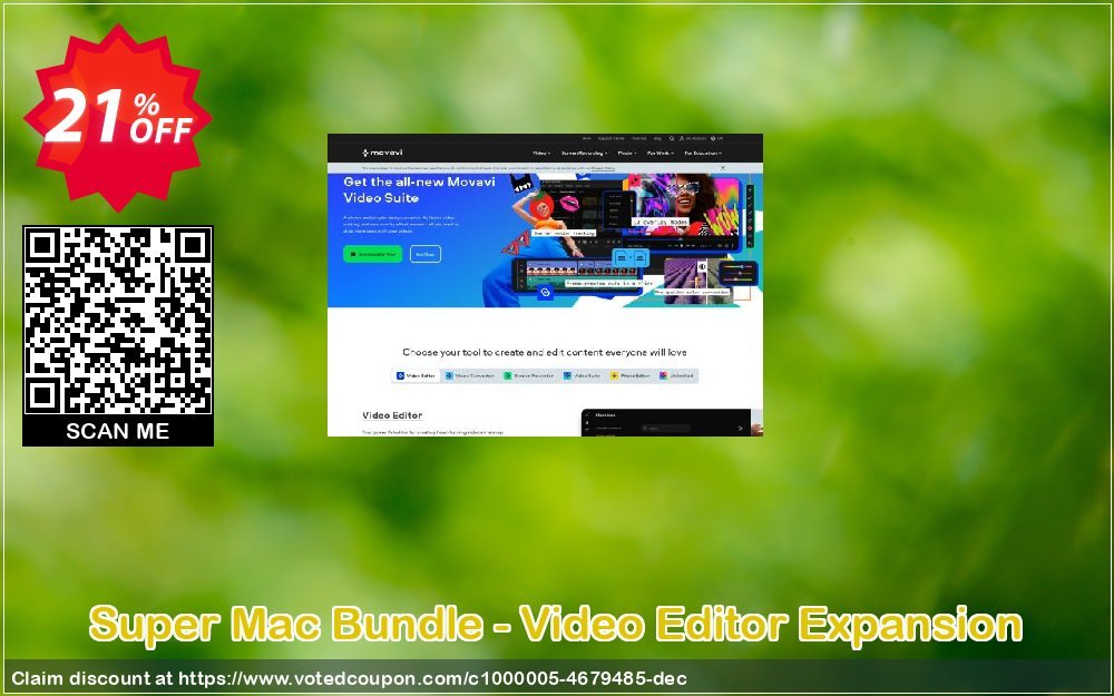 Super MAC Bundle - Video Editor Expansion Coupon, discount Super Mac Bundle - Video Editor Expansion Awesome sales code 2024. Promotion: Awesome sales code of Super Mac Bundle - Video Editor Expansion 2024