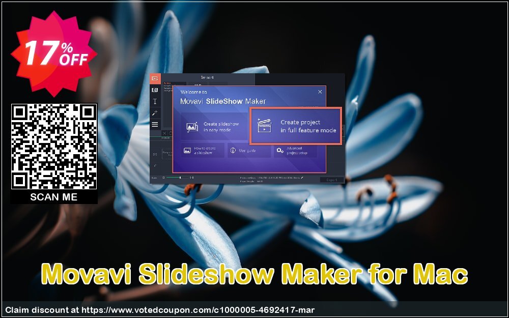 Movavi Slideshow Maker for MAC Coupon Code Apr 2024, 17% OFF - VotedCoupon