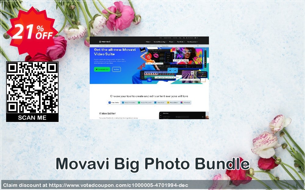 Movavi Big Photo Bundle Coupon Code Apr 2024, 21% OFF - VotedCoupon