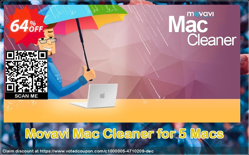 Movavi MAC Cleaner for 5 MACs Coupon Code Apr 2024, 64% OFF - VotedCoupon
