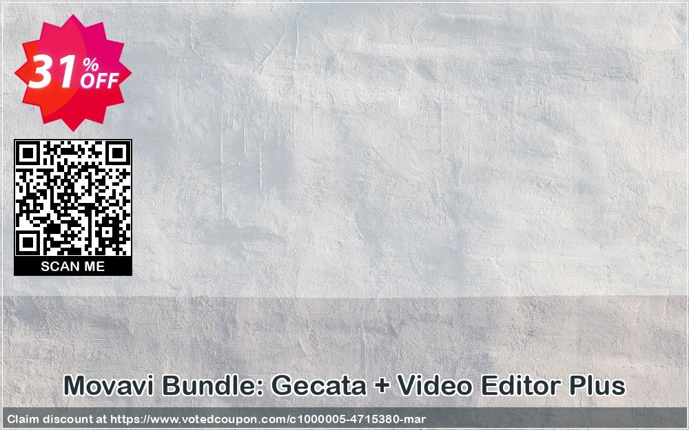 Movavi Bundle: Gecata + Video Editor Plus Coupon, discount Bundle: Gecata by Movavi + Hottest promo code 2024. Promotion: Hottest promo code of Bundle: Gecata by Movavi + 2024