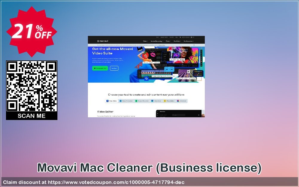 Movavi MAC Cleaner, Business Plan  Coupon Code Jun 2023, 21% OFF - VotedCoupon