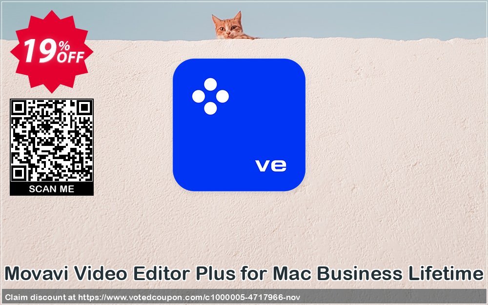 Movavi Video Editor Plus for MAC Business Lifetime Coupon, discount 19% OFF Movavi Video Editor Plus for Mac - Business License, verified. Promotion: Excellent promo code of Movavi Video Editor Plus for Mac - Business License, tested & approved