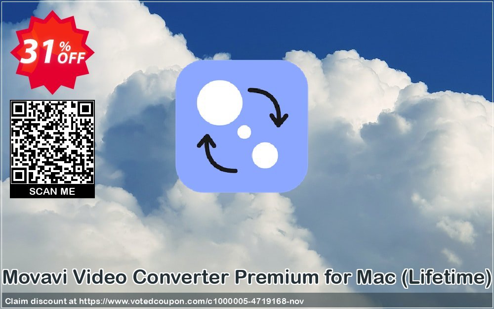 Movavi Video Converter Premium for MAC, Lifetime  Coupon, discount 20% Affiliate Discount. Promotion: fearsome deals code of Movavi Video Converter for Mac – Premium 2023