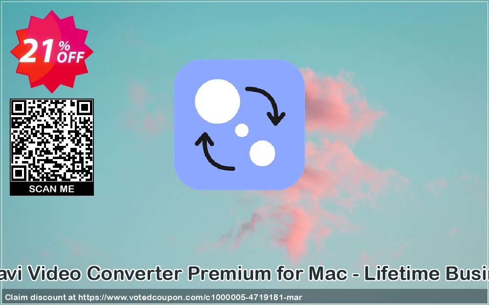 Movavi Video Converter Premium for MAC - Lifetime Business Coupon, discount 20% Affiliate Discount. Promotion: exclusive sales code of Movavi Video Converter Premium for Mac – Business 2024
