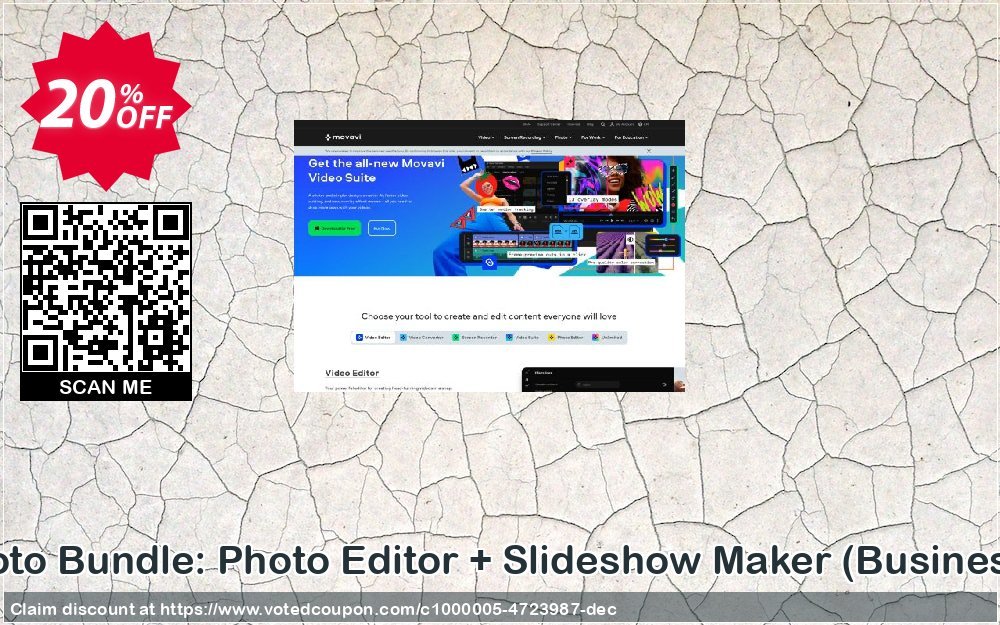 Movavi Photo Bundle: Photo Editor + Slideshow Maker, Business Plan  Coupon Code May 2024, 20% OFF - VotedCoupon