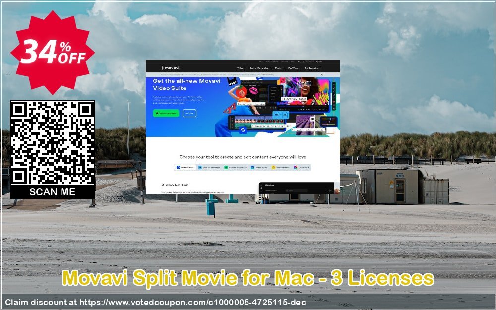 Movavi Split Movie for MAC - 3 Plans Coupon Code May 2024, 34% OFF - VotedCoupon