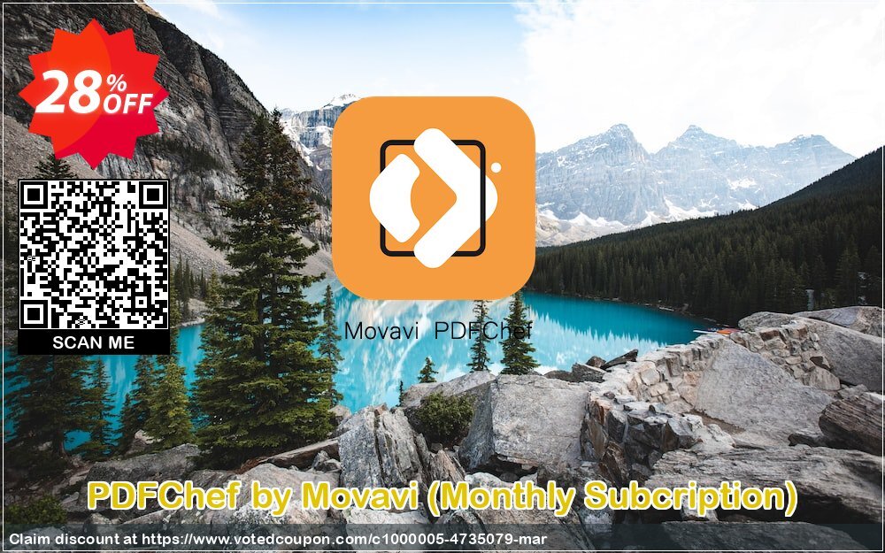 PDFChef by Movavi, Monthly Subcription  Coupon, discount Movavi PDF Editor – Monthly Subcription staggering deals code 2024. Promotion: staggering deals code of Movavi PDF Editor – Monthly Subcription 2024