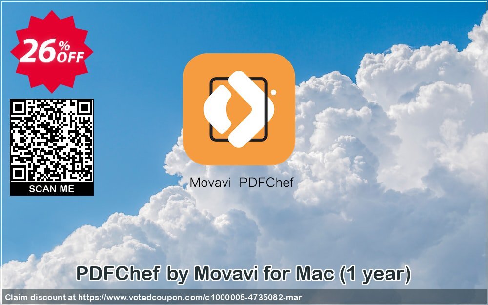 PDFChef by Movavi for MAC, Yearly  Coupon Code Apr 2024, 26% OFF - VotedCoupon