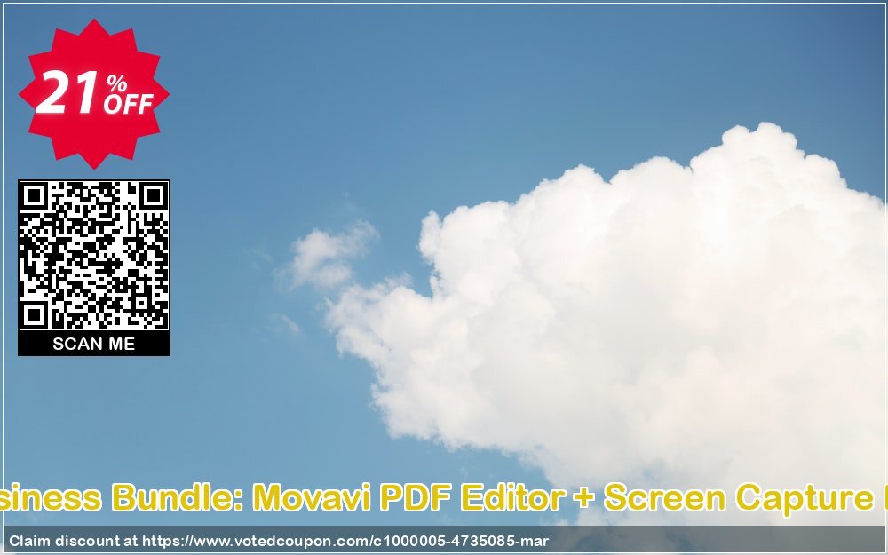 Business Bundle: Movavi PDF Editor + Screen Capture Pro Coupon Code Apr 2024, 21% OFF - VotedCoupon