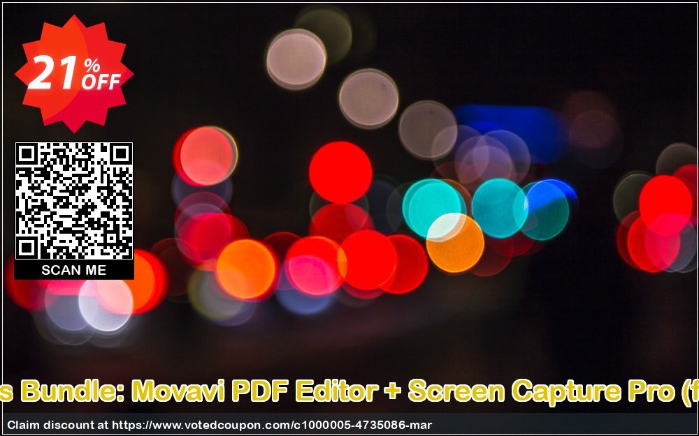 Business Bundle: Movavi PDF Editor + Screen Capture Pro, for MAC  Coupon Code Apr 2024, 21% OFF - VotedCoupon