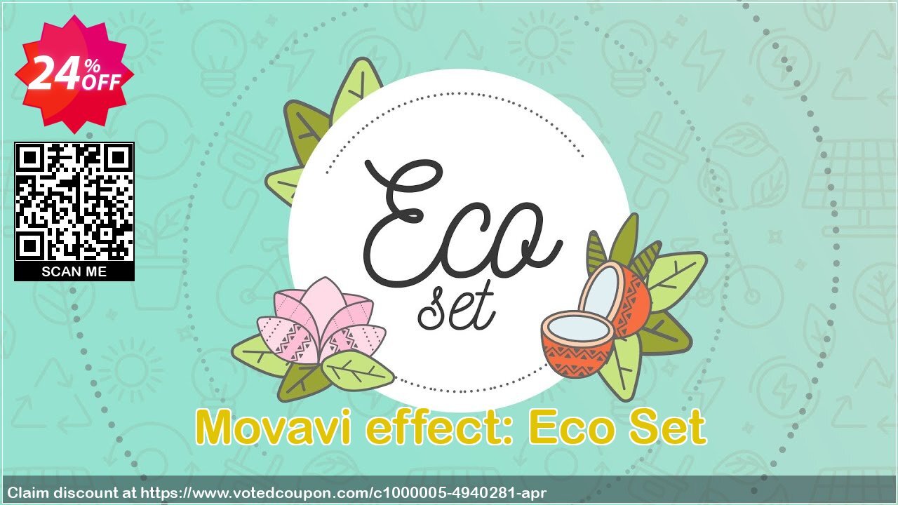 Movavi effect: Eco Set Coupon, discount Eco Set awesome discounts code 2024. Promotion: exclusive promo code of Eco Set 2024