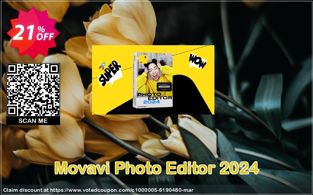 Movavi Photo Editor 2024 Coupon, discount Movavi Photo Editor – 1 year subscription Awful deals code 2024. Promotion: Awful deals code of Movavi Photo Editor – 1 year subscription 2024