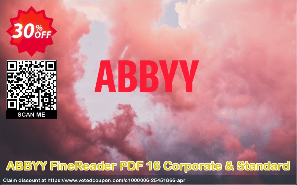 ABBYY FineReader PDF 16 Corporate & Standard voted-on promotion codes