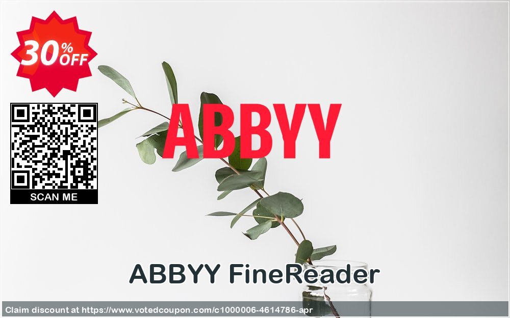 ABBYY FineReader Coupon, discount 30% OFF ABBYY FineReader, verified. Promotion: Marvelous discounts code of ABBYY FineReader, tested & approved