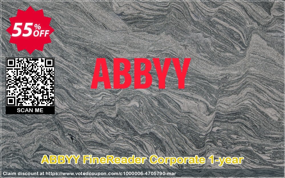 ABBYY FineReader Corporate Per Seat Coupon, discount ABBYY FineReader 14 Corporate Per Seat for Windows super sales code 2024. Promotion: super sales code of ABBYY FineReader 14 Corporate Per Seat for Windows 2024