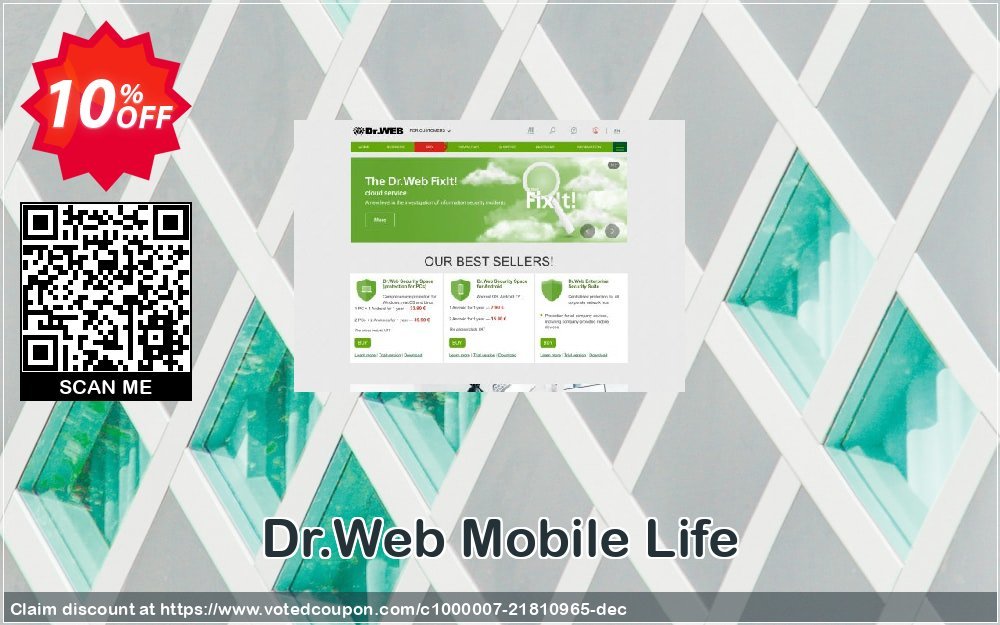 Dr.Web Mobile Life Coupon, discount Dr.Web Mobile Life Amazing discounts code 2023. Promotion: Amazing discounts code of Dr.Web Mobile Life 2023