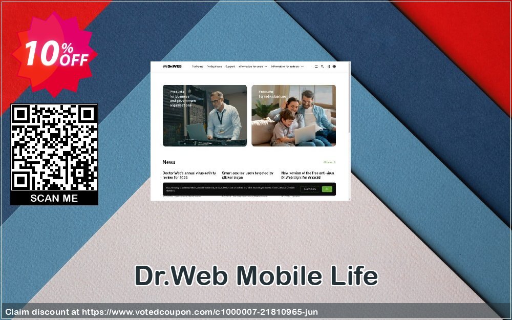 Dr.Web Mobile Life Coupon, discount Dr.Web Mobile Life Amazing discounts code 2024. Promotion: Amazing discounts code of Dr.Web Mobile Life 2024