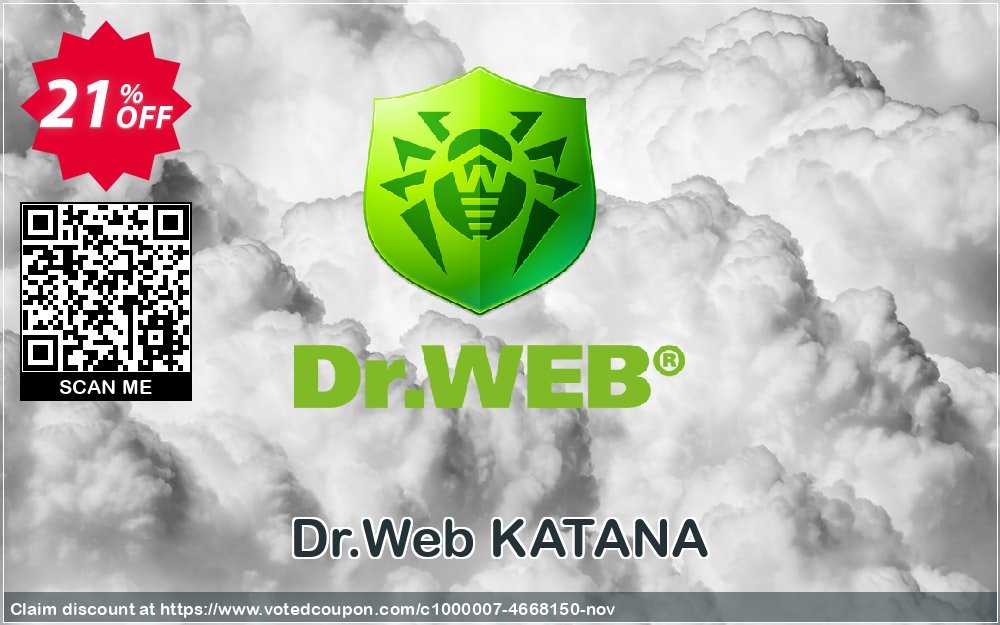 Dr.Web KATANA Coupon, discount Home Products (Dr.Web Katana) imposing promotions code 2023. Promotion: Dr.Web Katana coupon code