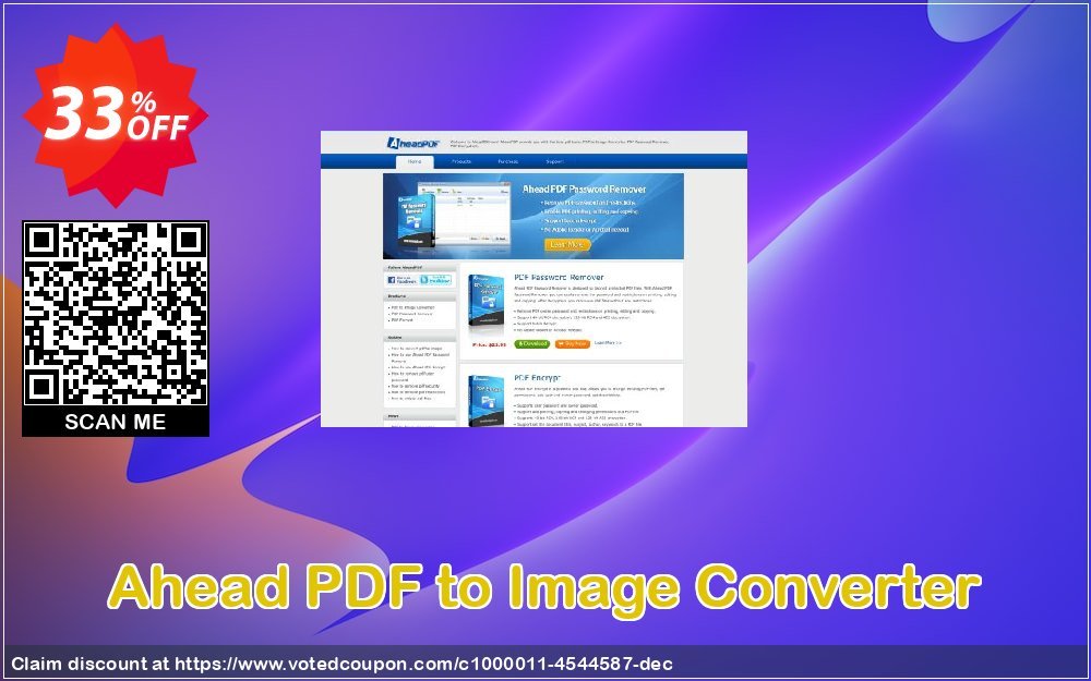 Ahead PDF to Image Converter Coupon, discount Ahead PDF to Image Converter - Single-User License special sales code 2023. Promotion: special sales code of Ahead PDF to Image Converter - Single-User License 2023