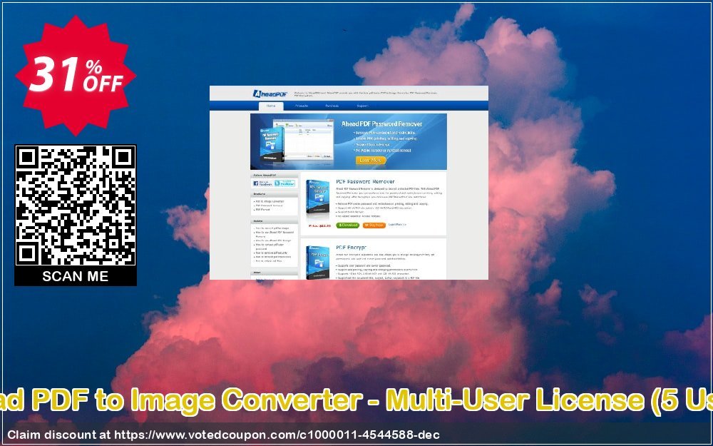 Ahead PDF to Image Converter - Multi-User Plan, 5 Users  Coupon, discount Ahead PDF to Image Converter - Multi-User License (Up to 5 Users) exclusive deals code 2023. Promotion: exclusive deals code of Ahead PDF to Image Converter - Multi-User License (Up to 5 Users) 2023