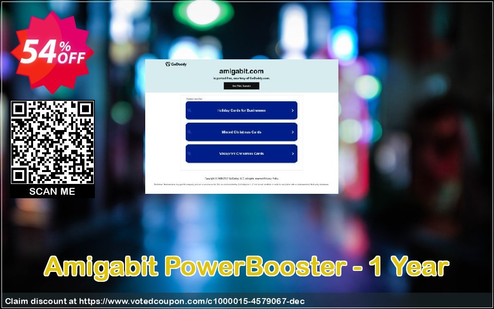 Amigabit PowerBooster - Yearly Coupon, discount Amigabit PowerBooster (1 Year Subscription) wonderful discounts code 2023. Promotion: wonderful discounts code of Amigabit PowerBooster (1 Year Subscription) 2023