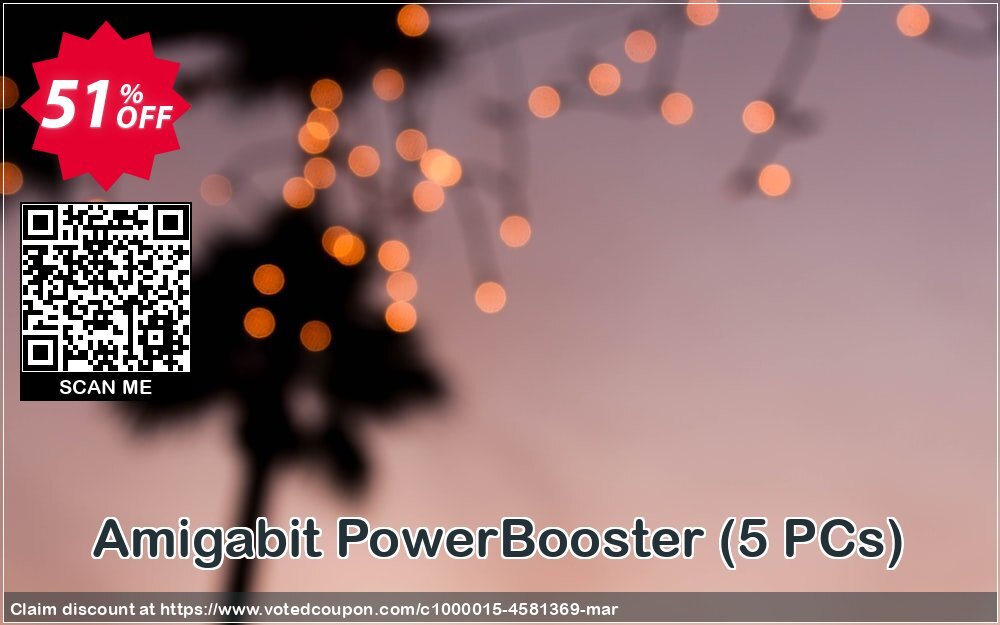 Amigabit PowerBooster, 5 PCs  Coupon Code May 2024, 51% OFF - VotedCoupon