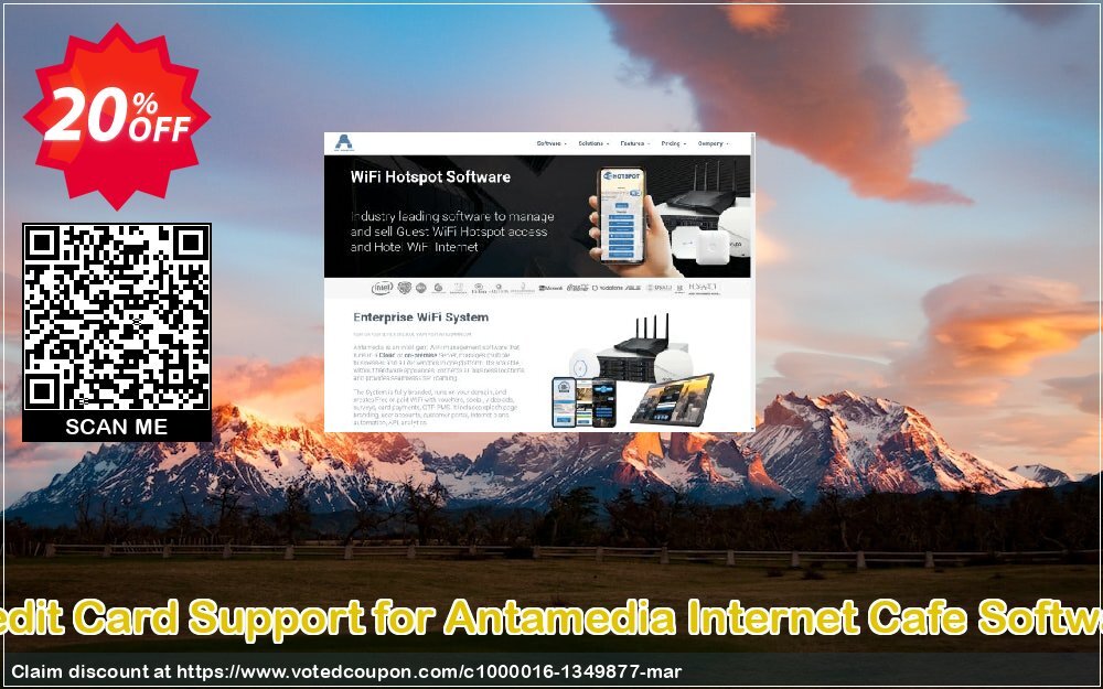 Credit Card Support for Antamedia Internet Cafe Software Coupon Code Apr 2024, 20% OFF - VotedCoupon