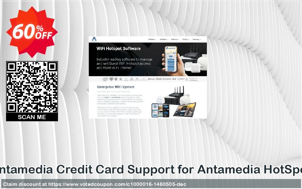 Antamedia Credit Card Support for Antamedia HotSpot Coupon, discount Cyber Monday. Promotion: fearsome promotions code of Credit Card Support for Antamedia HotSpot 2023