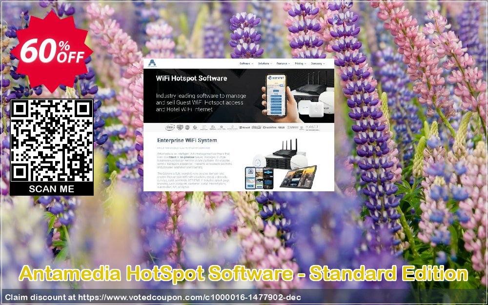 Antamedia HotSpot Software - Standard Edition Coupon, discount Black Friday - Cyber Monday. Promotion: best deals code of HotSpot Software - Standard Edition 2024