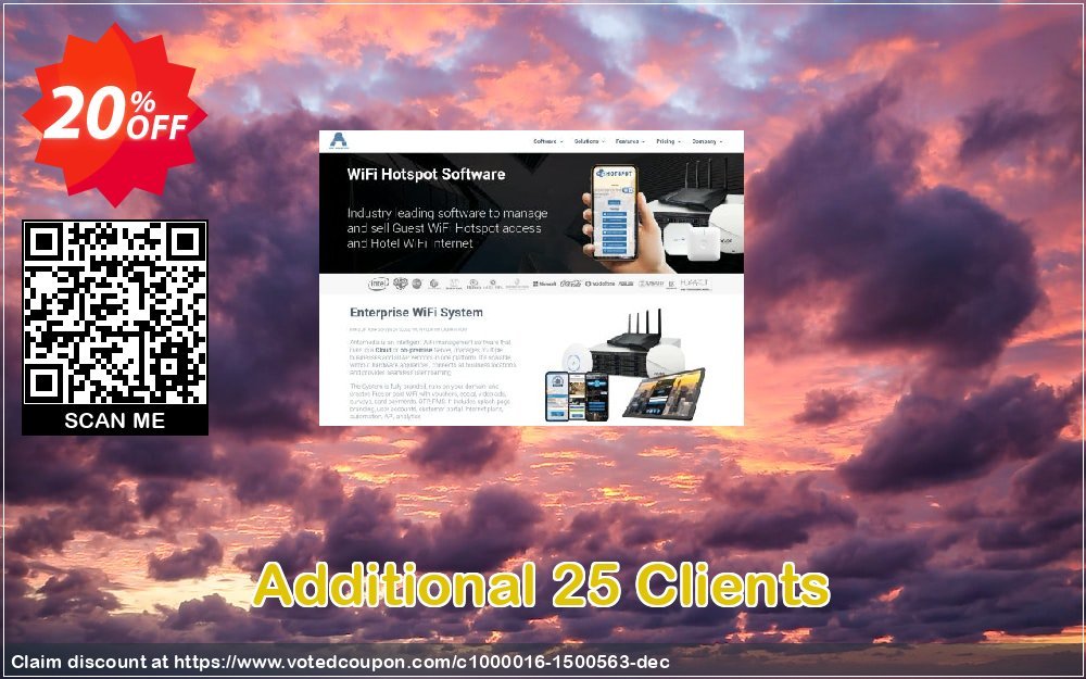 Additional 25 Clients Coupon Code May 2024, 20% OFF - VotedCoupon
