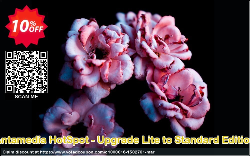 Antamedia HotSpot - Upgrade Lite to Standard Edition Coupon Code May 2024, 10% OFF - VotedCoupon