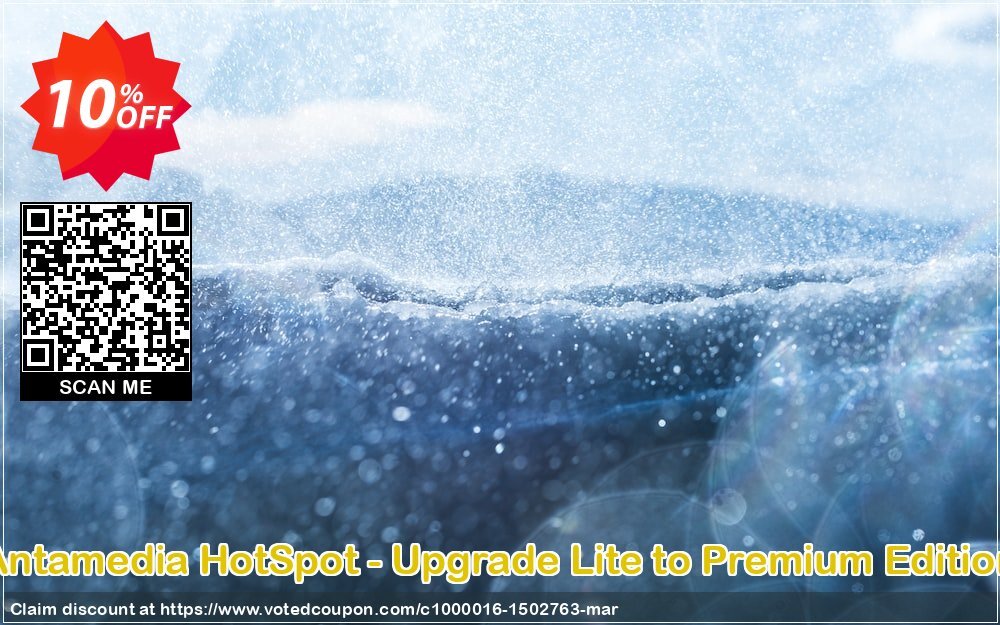 Antamedia HotSpot - Upgrade Lite to Premium Edition Coupon, discount Antamedia HotSpot - Upgrade Lite to Premium Edition amazing discounts code 2024. Promotion: amazing discounts code of Antamedia HotSpot - Upgrade Lite to Premium Edition 2024