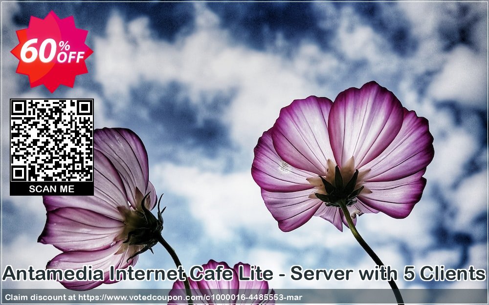 Antamedia Internet Cafe Lite - Server with 5 Clients Coupon Code Apr 2024, 60% OFF - VotedCoupon