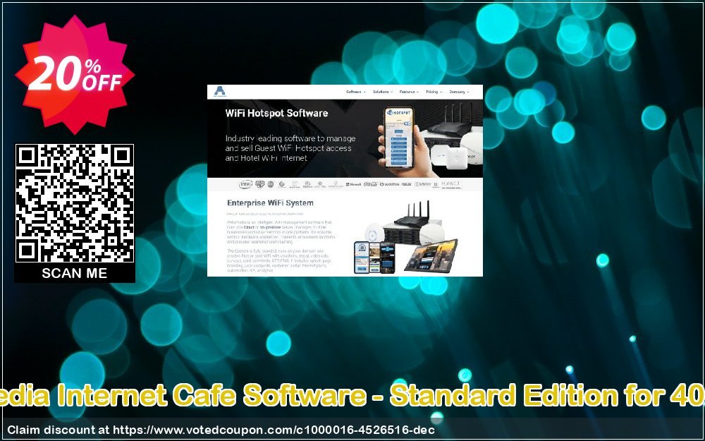 Antamedia Internet Cafe Software - Standard Edition for 40 clients Coupon Code Apr 2024, 20% OFF - VotedCoupon