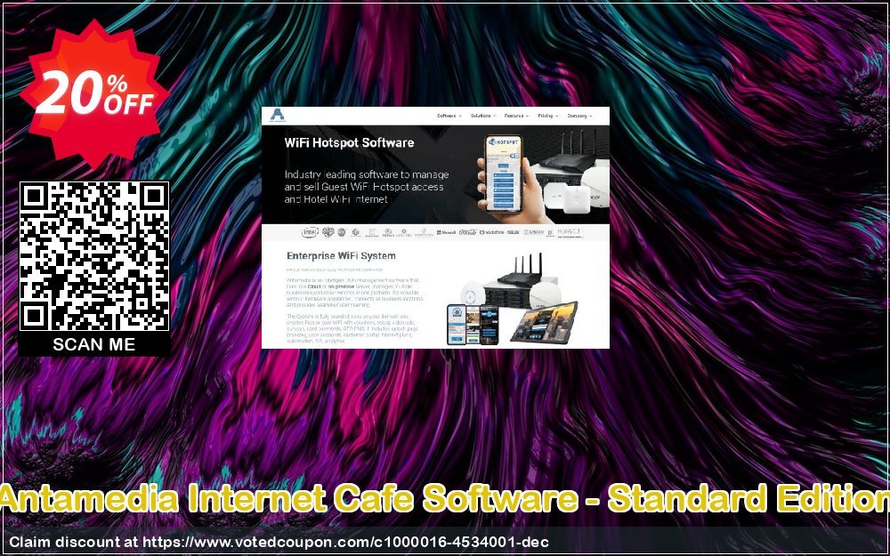 Antamedia Internet Cafe Software - Standard Edition Coupon Code May 2024, 20% OFF - VotedCoupon