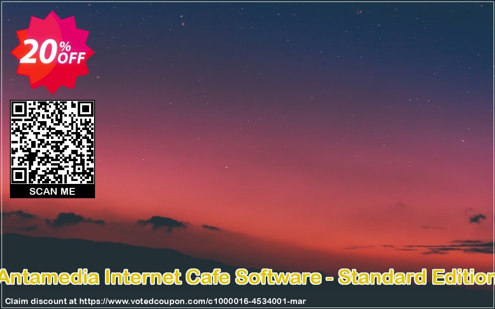 Antamedia Internet Cafe Software - Standard Edition Coupon Code Apr 2024, 20% OFF - VotedCoupon