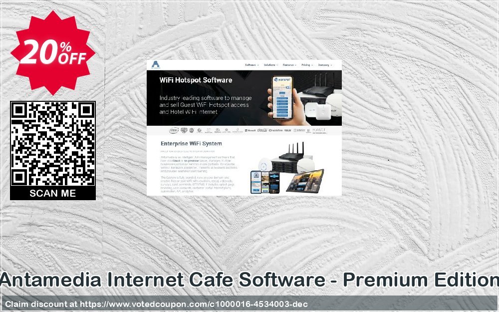 Antamedia Internet Cafe Software - Premium Edition Coupon Code Apr 2024, 20% OFF - VotedCoupon