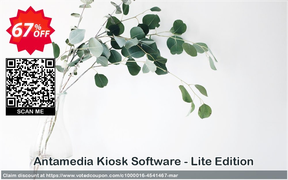 Antamedia Kiosk Software - Lite Edition Coupon Code Apr 2024, 67% OFF - VotedCoupon