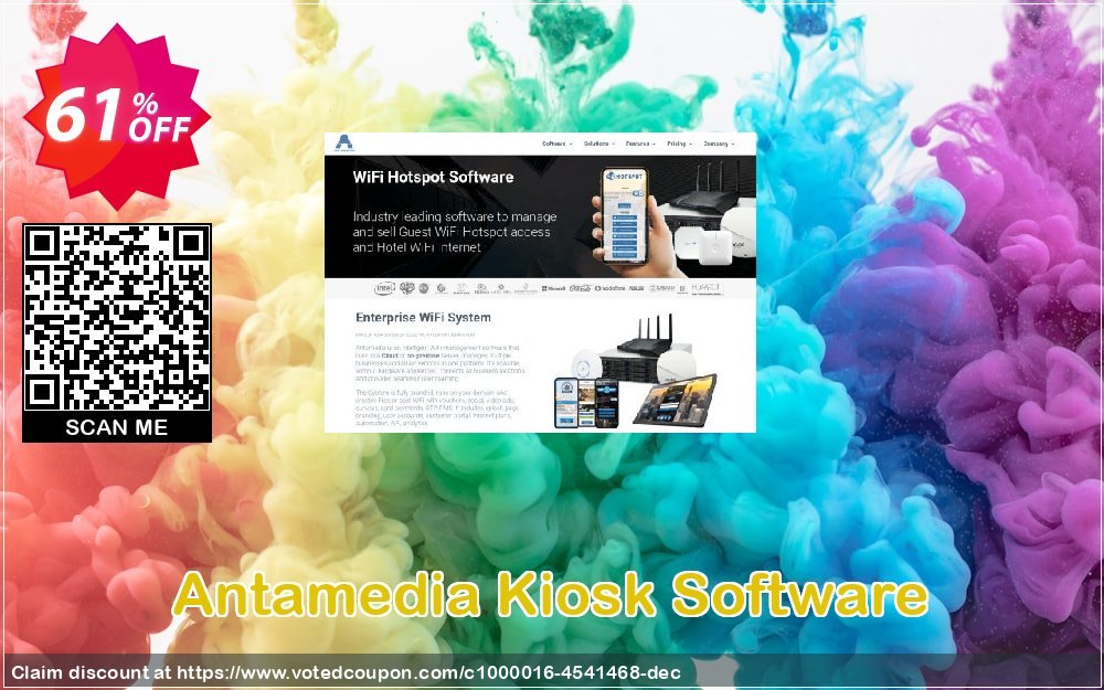 Antamedia Kiosk Software Coupon, discount Special Kiosk Offer. Promotion: impressive discount code of Antamedia Kiosk Software - Standard Edition 2024
