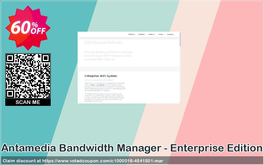 Antamedia Bandwidth Manager - Enterprise Edition Coupon Code May 2024, 60% OFF - VotedCoupon