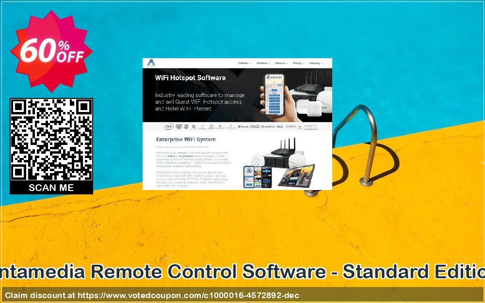 Antamedia Remote Control Software - Standard Edition Coupon, discount Black Friday - Cyber Monday. Promotion: wondrous promo code of Remote Control Software - Standard Edition 2023