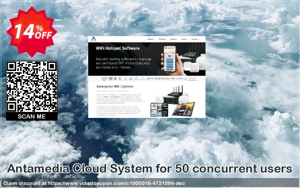 Antamedia Cloud System for 50 concurrent users Coupon, discount Cloud System for 50 concurrent users formidable sales code 2023. Promotion: formidable sales code of Cloud System for 50 concurrent users 2023